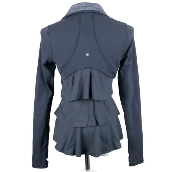 lululemon athletica Jackets & Blazers - Lululemon 3 Tier Ruffle Back Yogi Dance Jacket